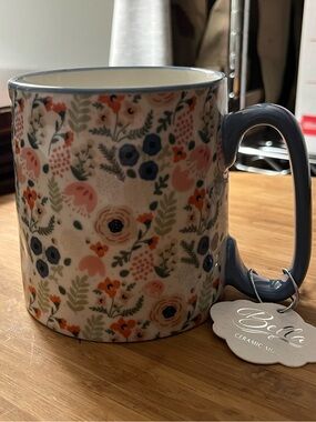 Bella Floral Ceramic Coffee Mug New With Tag Cottagecore Style